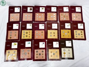 AL0105973　◎ COIN SETS OF ALL NATIONS 世界の国々 中国 韓国 他 コインコレクション 15点以上 貨幣セット 中古品 used品 現状品