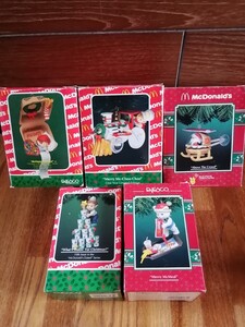 未使用 マクドナルド クリスマスツリー オーナメント ヴィンテージ 90s フィギュア レトロ雑貨 ミールトイ 人形 McDonalds ENESCO TREASURY