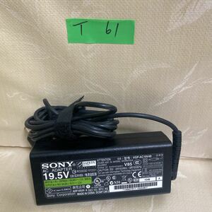 【T-61】★SONY　型：VGP-AC19V48　output：19.5V-3.3A