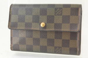 Louis Vuitton ルイヴィトン ダミエ ポルトトレゾール エテュイ パピエ N61202 三つ折り 財布 SP0025 b004