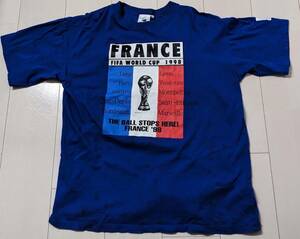 ワールドカップ　フランス大会1998年　公式Tシャツ 【古着】