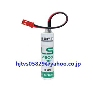 新品 SAFT サフト LS14500 AA 3.6V PLC リチウム電池 交換用 リチウム電池 LS14500 14500 2600mAh AA 非充電式電池 レッドプラグ