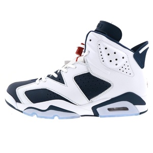 NIKE ナイキ AIR JORDAN 6 RETRO OLYMPIC CT8529-164 エアジョーダン6 オリンピック ハイカットスニーカー ホワイト/ネイビー US9/27cm