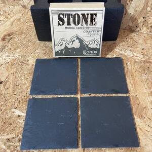 DULTON ダルトン STONE COASTER SQUARE 4枚 セット ストーンコースター スクエア