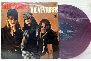 Z36401▲赤盤 ベンチャーズ/夕陽は赤く LPレコード THE VENTURES/パンキー・パンキー/アラベスクのテーマ/ワイルドキャット他