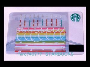 スターバックス・カード LAST●ロシア●海外限定●誕生日・ケーキ●スタバ