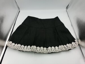 【BS22-23】【60サイズ】▲美品：タグ付き/TRALALA トゥララ/スピンドル刺繍付き ミニスカート/サイズ：0/レディース