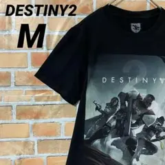 DESTINY2 ゲーム ビッグプリント デカロゴ 半袖 Tシャツ ブラック M