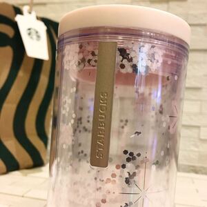 未使用　STARBUCKS スターバックス スタバ タンブラー　マイボトル　スノーフレーク　355ml 紙袋付き　ショッパー　ギフト にも♪