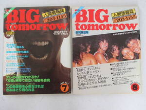 月刊 BIG tomorrow ビッグトゥモロウ　創刊号・創刊２号　2冊セット