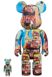 BE@RBRICK「JEAN-MICHEL BASQUIAT #6 100％ & 400％」ジャン＝ミシェル・バスキア MEDICOM TOY ベアブリック メディコムトイ