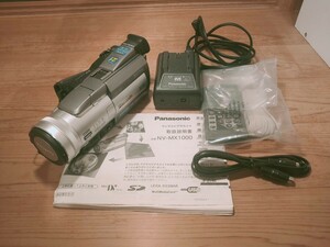 美品 付属品多数 デジタルビデオカメラ Panasonic nv-mx1000 SDカードメモリー カセット ハンディカム ビデオカメラ leica dicomar 