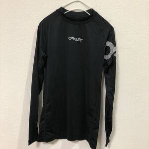 ★オークリー OAKLEY ラッシュガード 長袖 ブラック FOA405175 Lサイズ