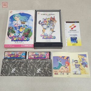 動作品 X68000 5インチFD 出たな!!TwinBee ツインビー コナミ KONAMI 箱説・ポストカード付【20