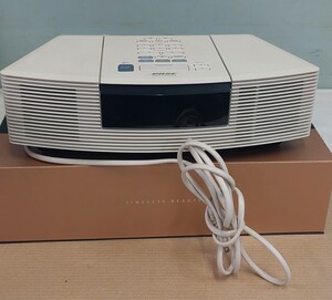 中古品 BOSE Wave Radio / CD ラジオ CD ボーズ 通電・動作確認済み ラジオAM/FM音声確認 100V/50/60Hz 25w(も)