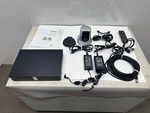 Panasonic HD映像コミュニケーションユニット KX-VC1300 コミュニケーションカメラ GP-VD131/バウンダリーマイクロホン KX-VCA001 NO2