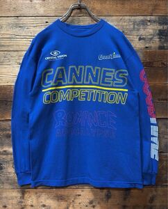 映画『GOOD TIME』コラボ Know Wave Cannes Competition L/S Tee M Royal Blue / ワングラム カンヌ国際映画祭 グッドタイム Kodak Tシャツ