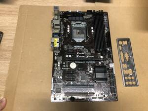 ★中古品 BIOS確認 ASRock Z87 Pro3 LGA1150 IOパネル付属 マザーボード★