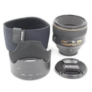 フードハット付き。★新品級★ Nikon ニコン AF-S NIKKOR 58mm f/1.4G