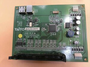 【HW06-67】【60サイズ】▲TAITO タイトー K91X1097C J9100593A JVS PCB ゲーム基板/ジャンク扱い/※傷汚れあり