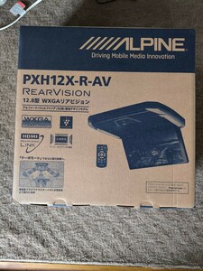 リアビジョン アルパイン ALPINE フリップダウンモニター　PXH12X−R−AV　KTX−Y1005VG　30系　アルファード　ヴェルファイア　未使用品