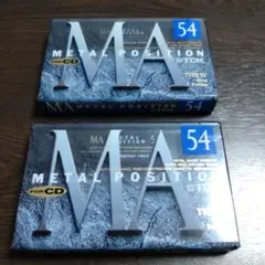 TDK MA54 メタルカセットテープ 2本セット