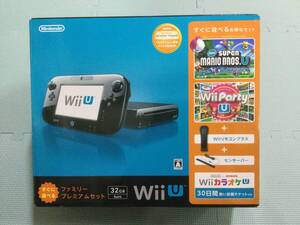 【GN6587/100/0】未動確のジャンク★WiiU ファミリープレミアムセット★本体セット★32GB★ブラック★kuro★NINTENDO★任天堂★Wii U★