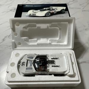 《箱付き》【1/18スケール】Chaparral 2 AUTOart ミニカー 模型 コレクション放出 メタルダイキャスト シャパラル 白 ホワイト Millennium