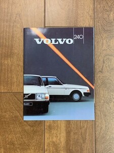 VOLVO Japan ボルボ VOLVO 240 カタログ 1987年 31ページ 昭和レトロ ★10円スタート★