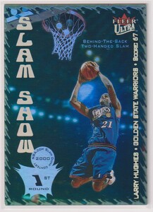 NBA LARRY HUGHES 2000-01 Fleer SKYBOX Ultra Basketball Slam Show 4 OF 10 SS RARE SSP PLATINUM /100 枚限定 ラリー ヒューズ プラチナ