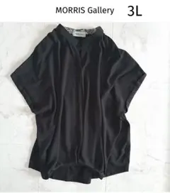 MORRIS Gallery スキッパーブラウス カットソー 半袖