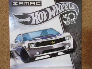 Hot Wheels Chevy Camaro Concept 2018 50th Anniversary Zamac Flames 2/8 シボレー カマロ コンセプト フィル リールマン gm V8