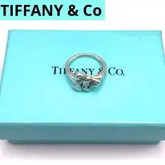 ★TIFFANY&Co ティファニー リボン シルバーリング ヴィンテージ★