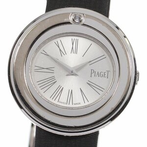 ★箱付き【PIAGET】ピアジェ ポセション K18WG 1Pダイヤ P10402 クォーツ レディース_712925【ev20】