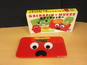 【新品未使用】ガチャピン×ムック ボディチェッカー 体重計 GACHAPIN×MUKKU