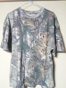 カーハート ポケットTシャツ Realtree サイズM(XLのサイズ感) Carhartt