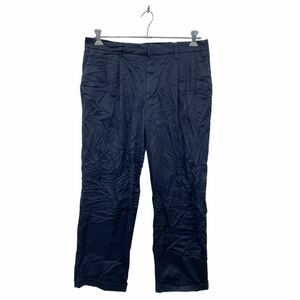 DOCKERS チノパンツ W34 ドッカーズ タック入り ネイビー 古着卸 アメリカ仕入 2402-260