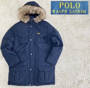 【ダウン75%★】メンズL程度 POLO RALPH LAUREN ダウンジャケット/コート/ネイビー◆ファー取り外し可能☆ポロラルフローレン (11)