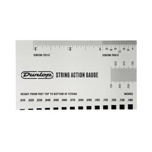 ギター工具 JIM DUNLOP DGT04 STRING ACTION GAUGE 弦高調整用ゲージ 定規 ギター修理