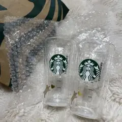 スタバ　バレンタイン2025 耐熱　ダブルウォールグラス355ml