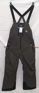 期間限定送料込み超特価!!正規新品 25 UNFUDGE SNOW WEAR PEEP BIB PANTS/L/CHARCOAL /アンファッジ ピープビブパンツ/ L / チャコール