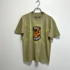 ギグ GiG メンズ 半袖トップス プリントTシャツ カーキー M