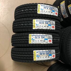 ダンロップ WINTER MAXX SV01 145R12 新品　4本セット:14400円