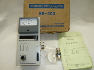 BR-200　クラニシ アンテナアナライザー 1.8MHz-170MHz　純正ダミーロード付属　通電確認　中古品（管理ｆ-291）