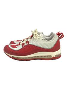 NIKE◆AIR MAX 98/エアマックス/ピンク/640744-602/26.5cm/RED/レザー