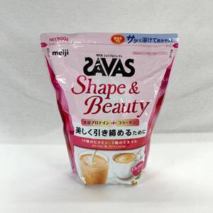 〇未開封〇SAVAS ザバス シェイプ＆ビューティー プロテイン ミルクティ風味 900g