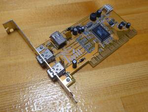 I Will SIDE - eLink 1394 Ⅱ PCIe カード Fire Wire IEEE 1394 i.Link 3ポート(内部×1、外部×2) 増設