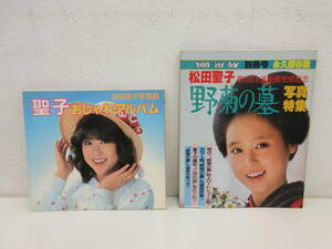 松田聖子 写真集 聖子のおしゃれアルバム / Young Idol Now 別冊号　野菊の墓　写真特集　2冊セット　1981年