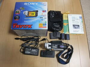 ★USED★SONY DCR-TRV17K★デジタルビデオカメラレコーダー★ハンディカム★ミニDV★