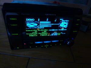 カロッツェリア　carrozzeria　FH-P999MDR　2DIN　MD/CD/FM/AM　日本語表示　パイオニア最高峰ユニット